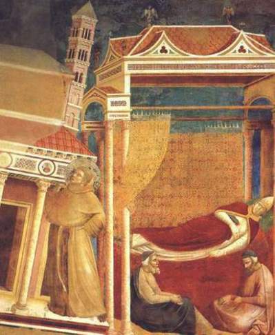 Giotto, Il sogno di Innocenzo, Assisi