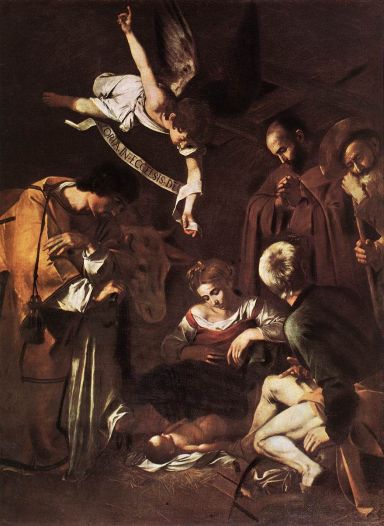 Caravaggio, Natività, Oratorio di S. Lorenzo, Palermo (trafugato)